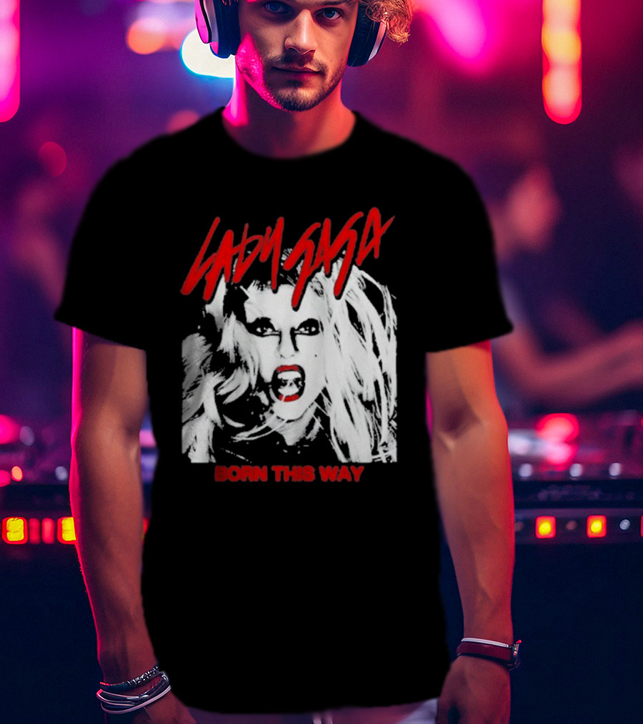 Lady Gaga Born This Way Artwork T-Shirt