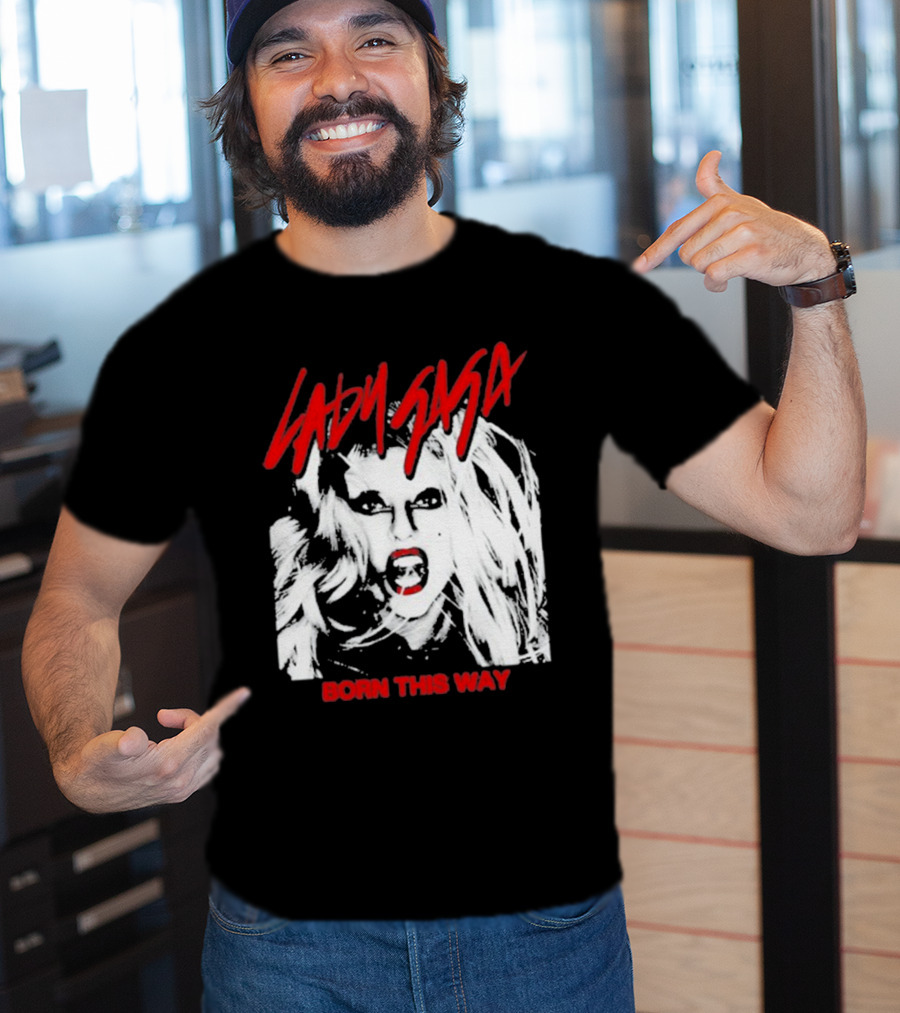 Lady Gaga Born This Way Artwork T-Shirt