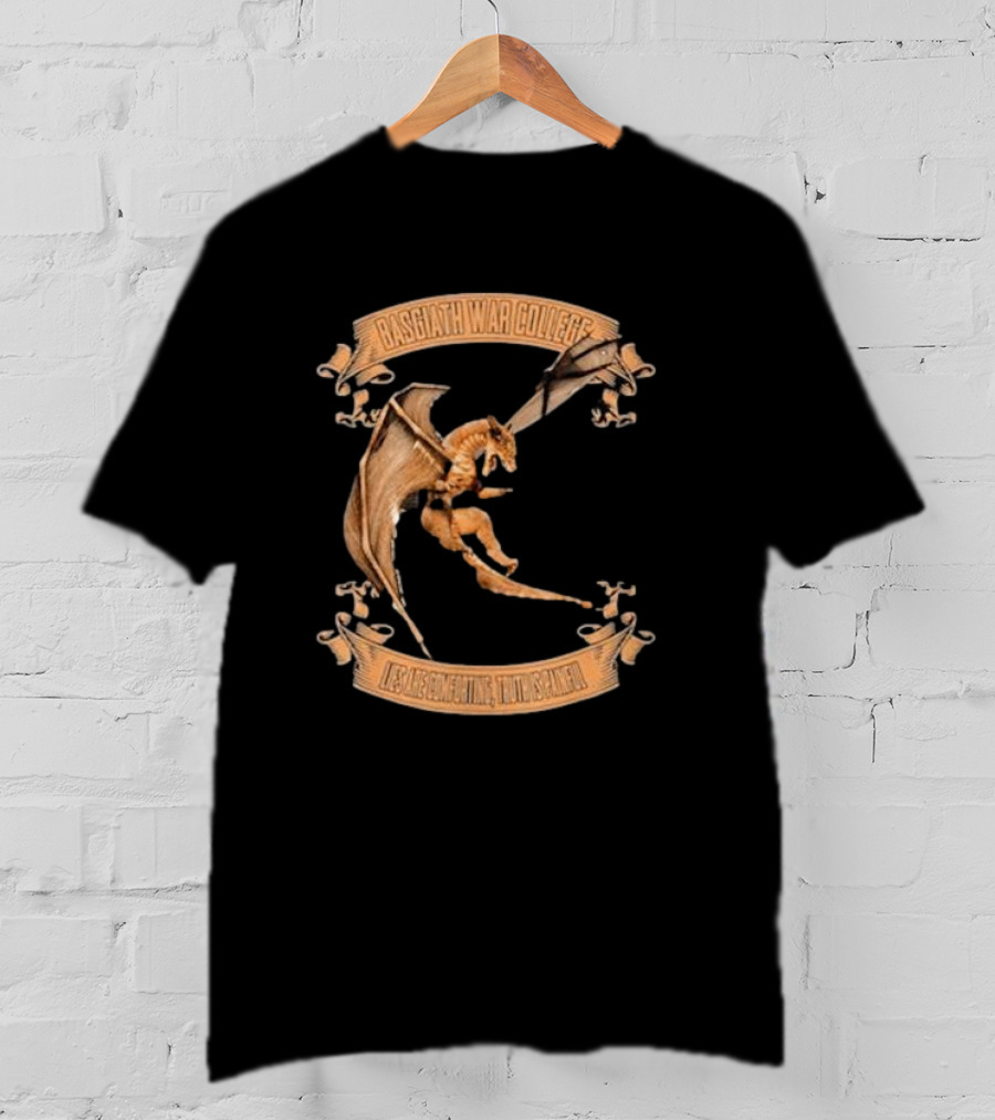 Fourth Wing Basgiath War College Dragon Fearless Mighty Unscathed T-Shirt