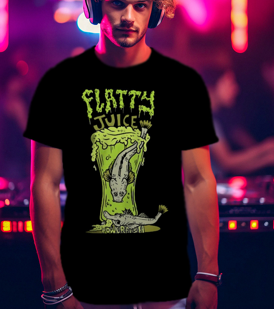 Flatty Juice Powerfish Dr. Moose T-Shirt