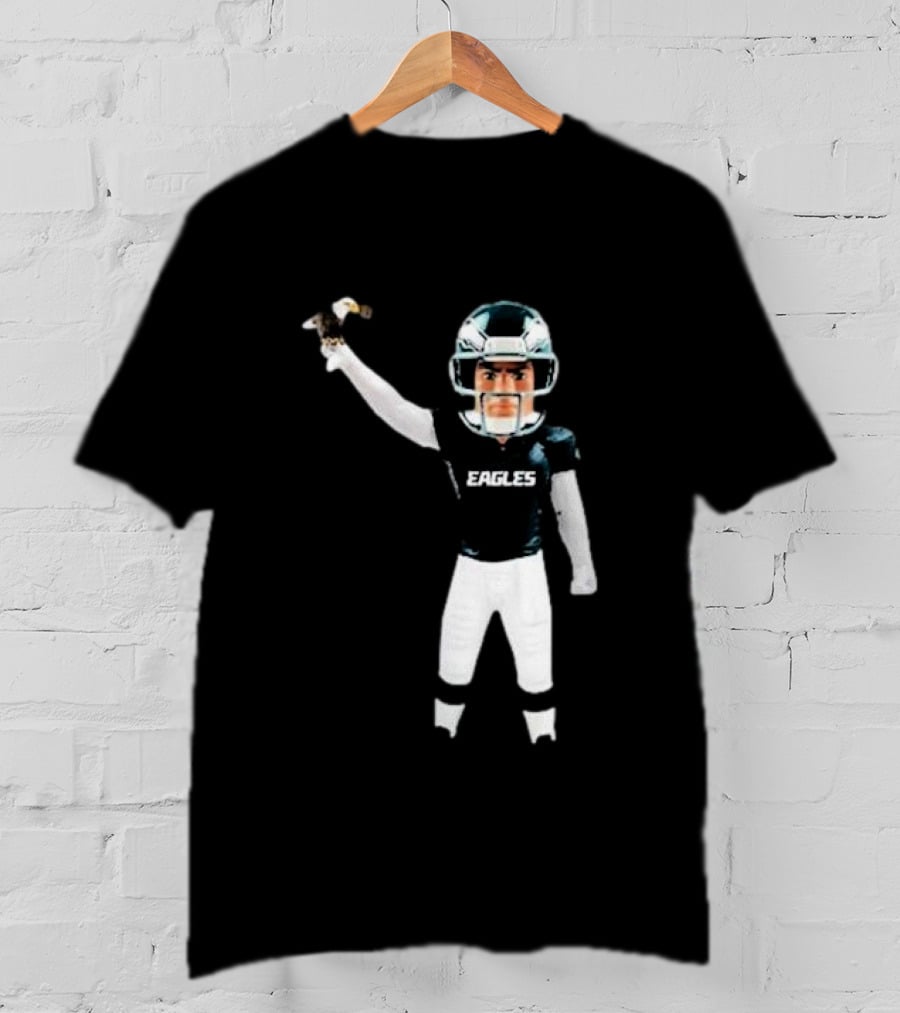 Eagles Bobblehead Football Player Holding Miniature Golf Club T-Shirt