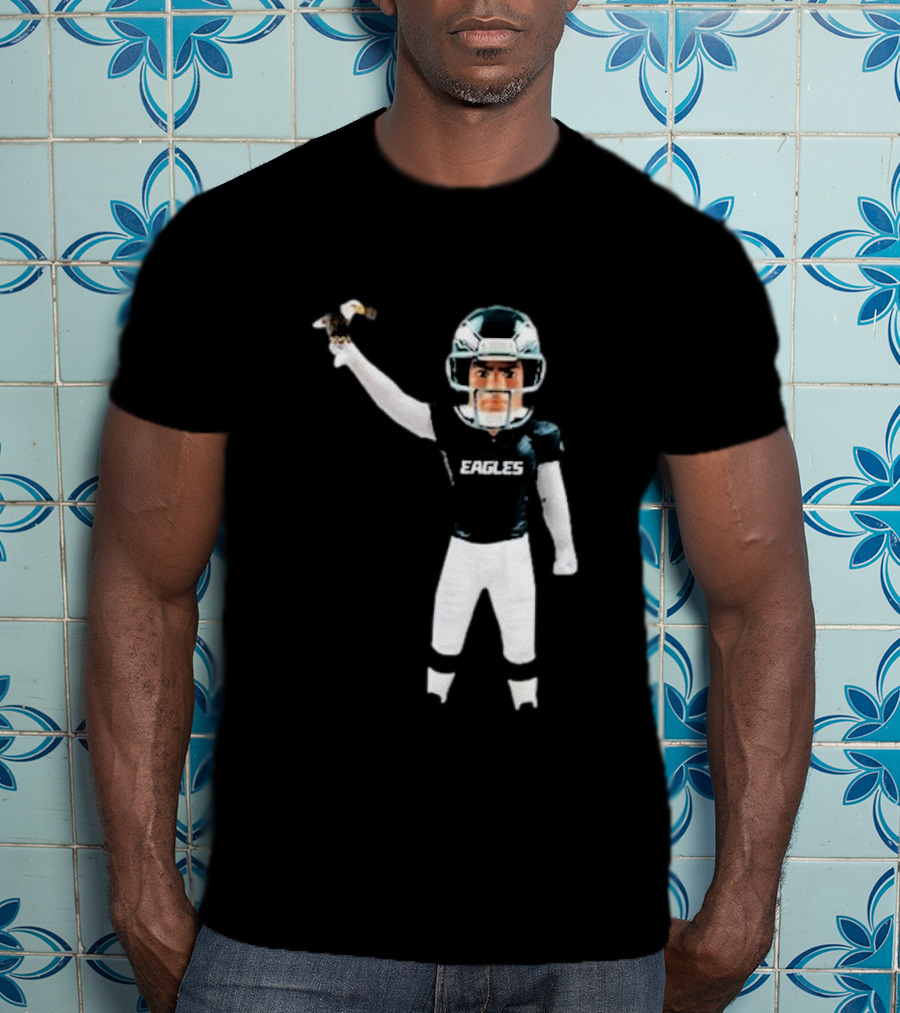 Eagles Bobblehead Football Player Holding Miniature Golf Club T-Shirt