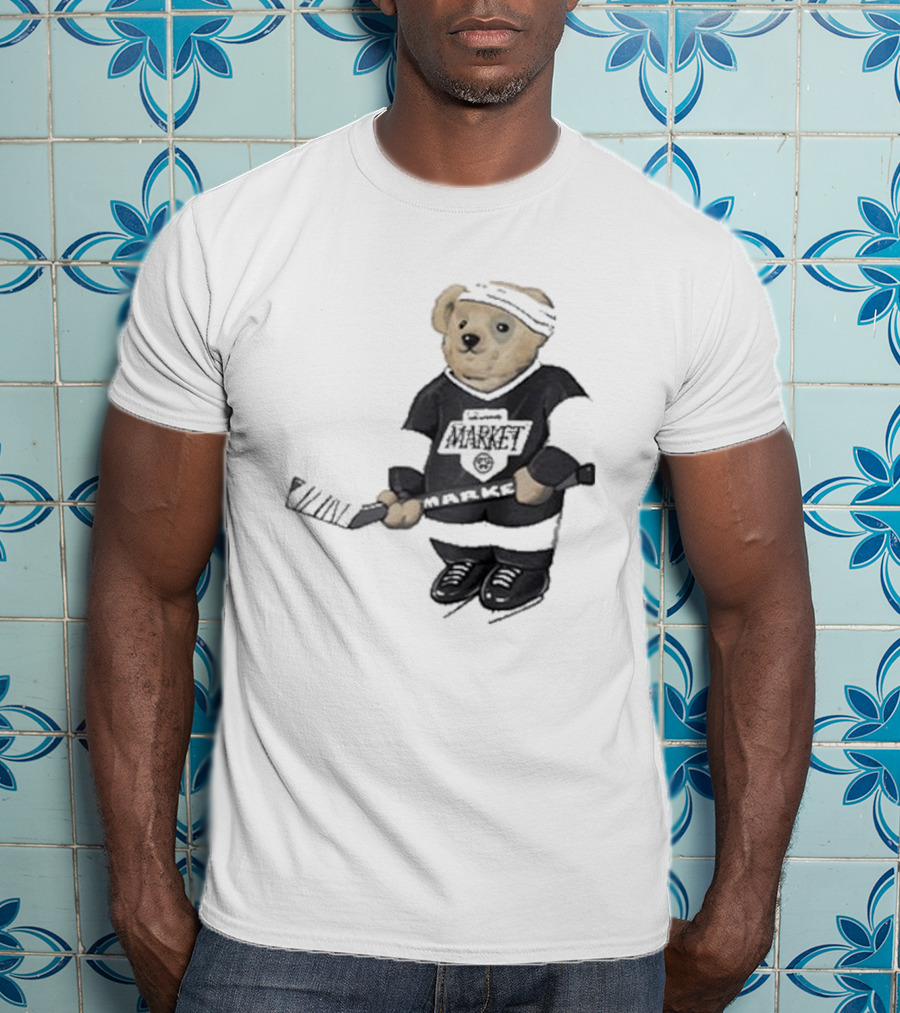 Union Market Hockey Bear T-Shirt
