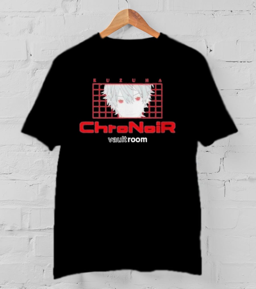 Kuzuha ChroNoiR Vaultroom Anime Character Grid T-Shirt