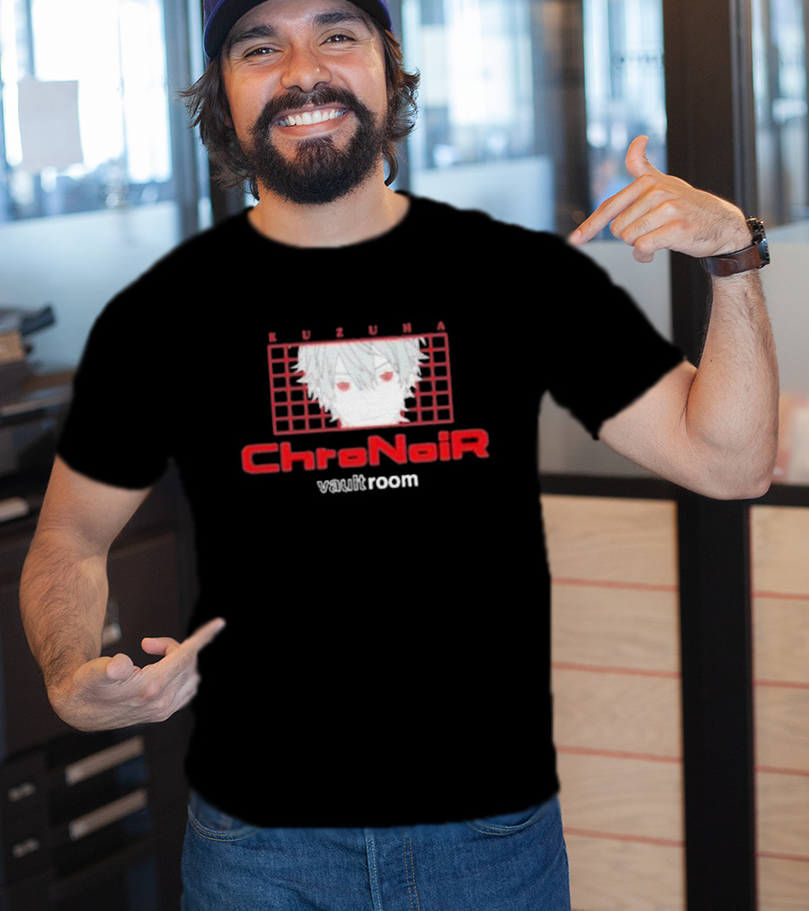 Kuzuha ChroNoiR Vaultroom Anime Character Grid T-Shirt