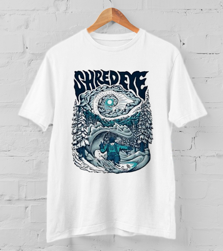 Shredeye Snow Surfer Forest Adventure T-Shirt