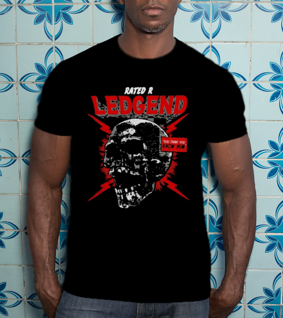 Rated R Ledgend You Think You Know Him Adam Copeland Triblend Black T-Shirt