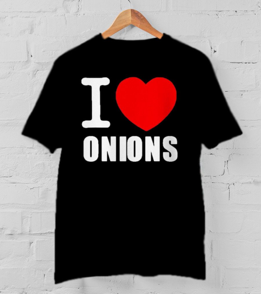 Pizzaslime I Heart Onions T-Shirt