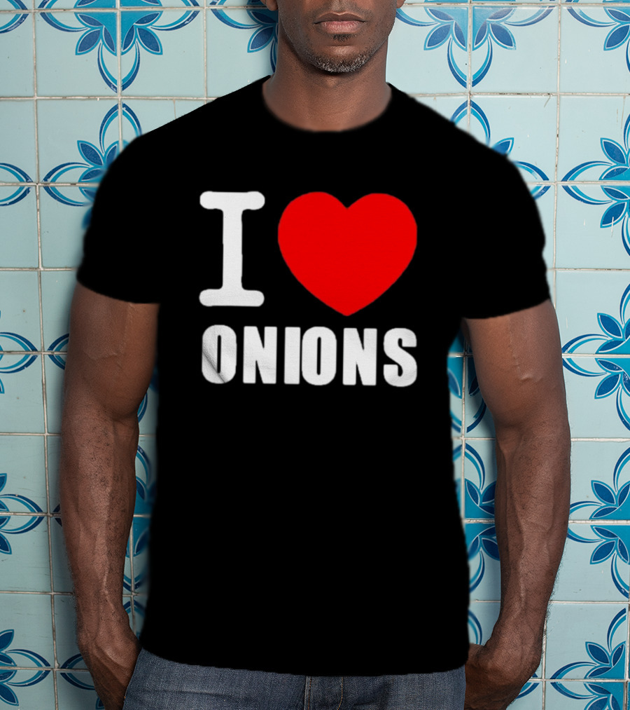 Pizzaslime I Heart Onions T-Shirt