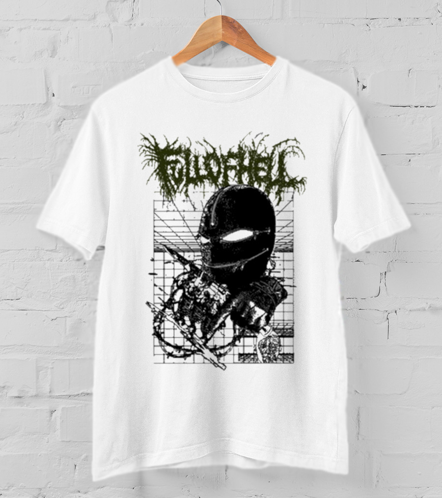 Full Of Hell Zipper Mask Brutal T-Shirt