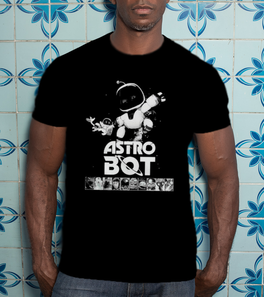 Astro Bot Prestige Adventure Galaxy Characters T-Shirt