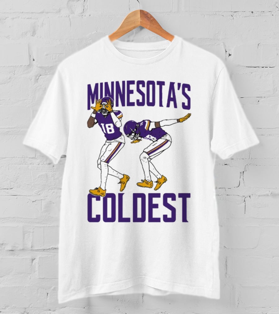 Minnesota’s Coldest Justin Jefferson 18 Football Moves T-Shirt