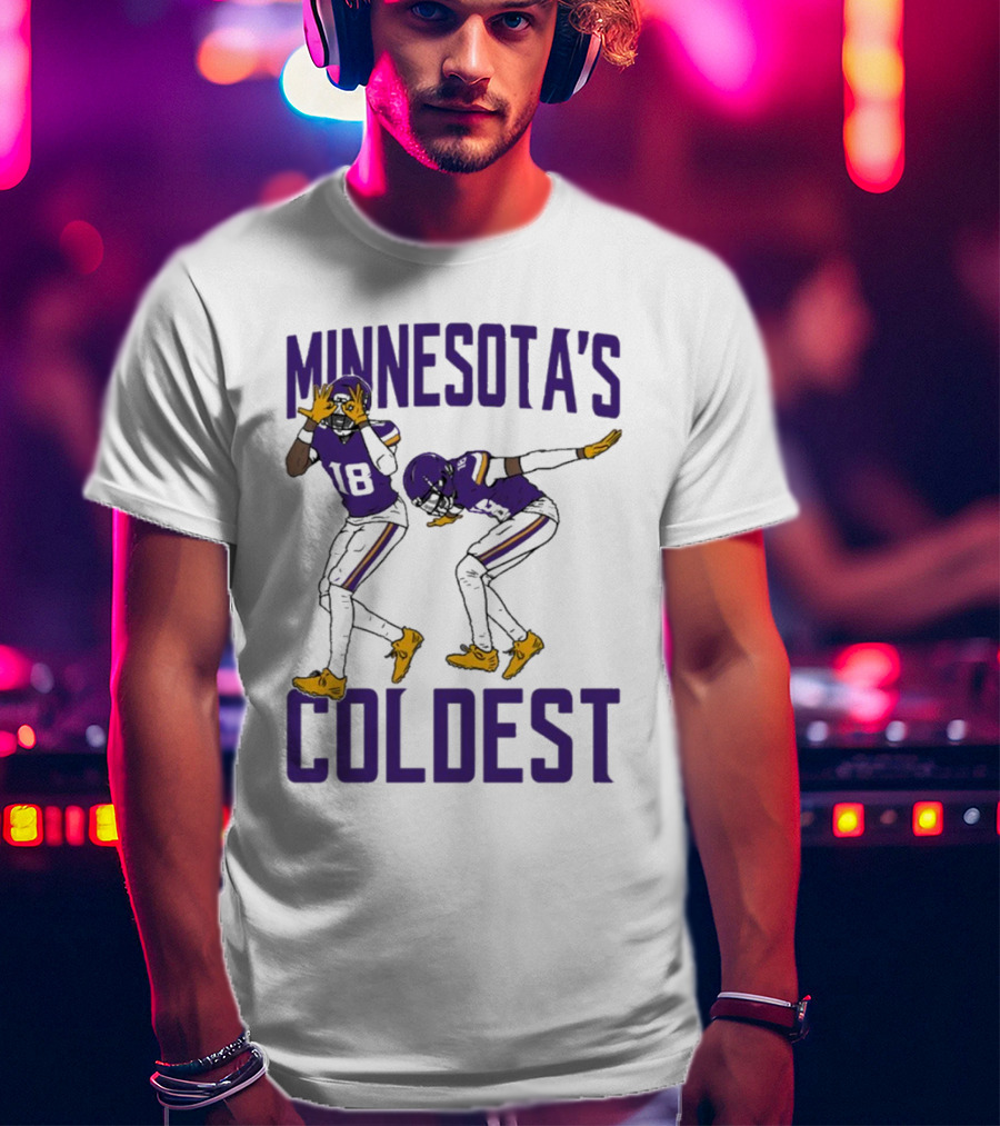 Minnesota’s Coldest Justin Jefferson 18 Football Moves T-Shirt