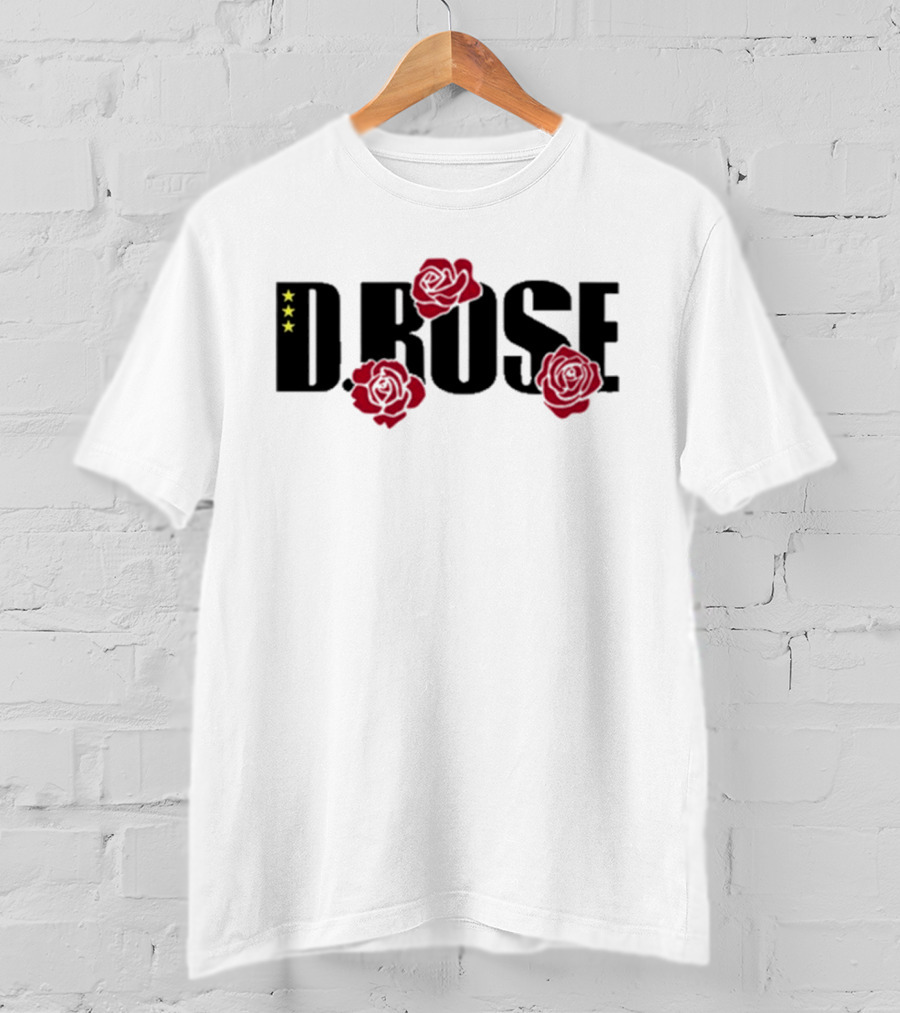 D Rose Slam Roses Stars T-Shirt