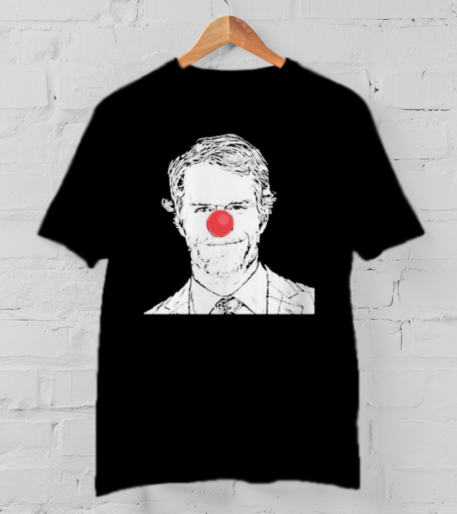 Bleed Philly Greg Olsen Clown Portrait With Red Nose T-Shirt