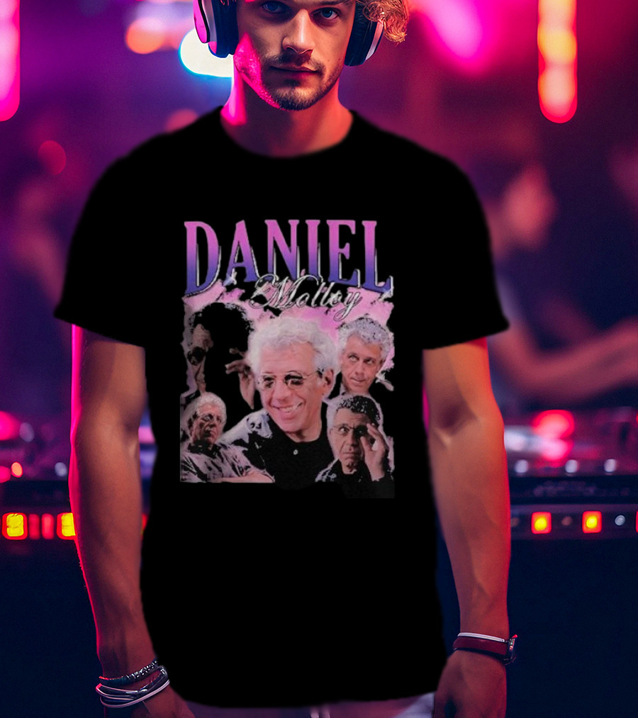 Daniel Molloy Vintage Collage Pink And Purple Aesthetic T-Shirt