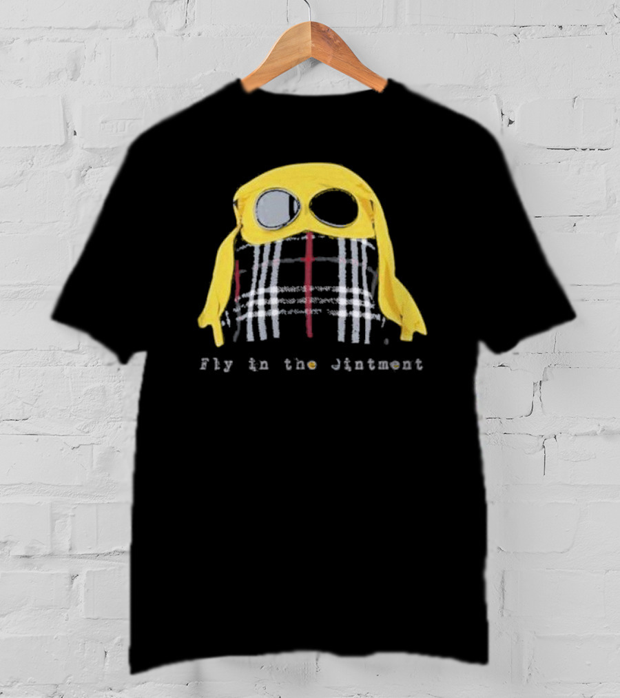 Fly In The Jintment Yellow Hat Plaid T-Shirt