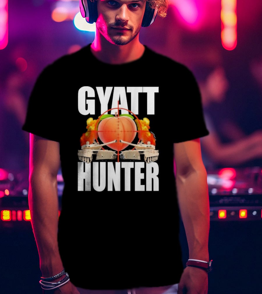 GYATT Hunter Crankin My Hog Meme Tanks Peach Target Explosion T-Shirt