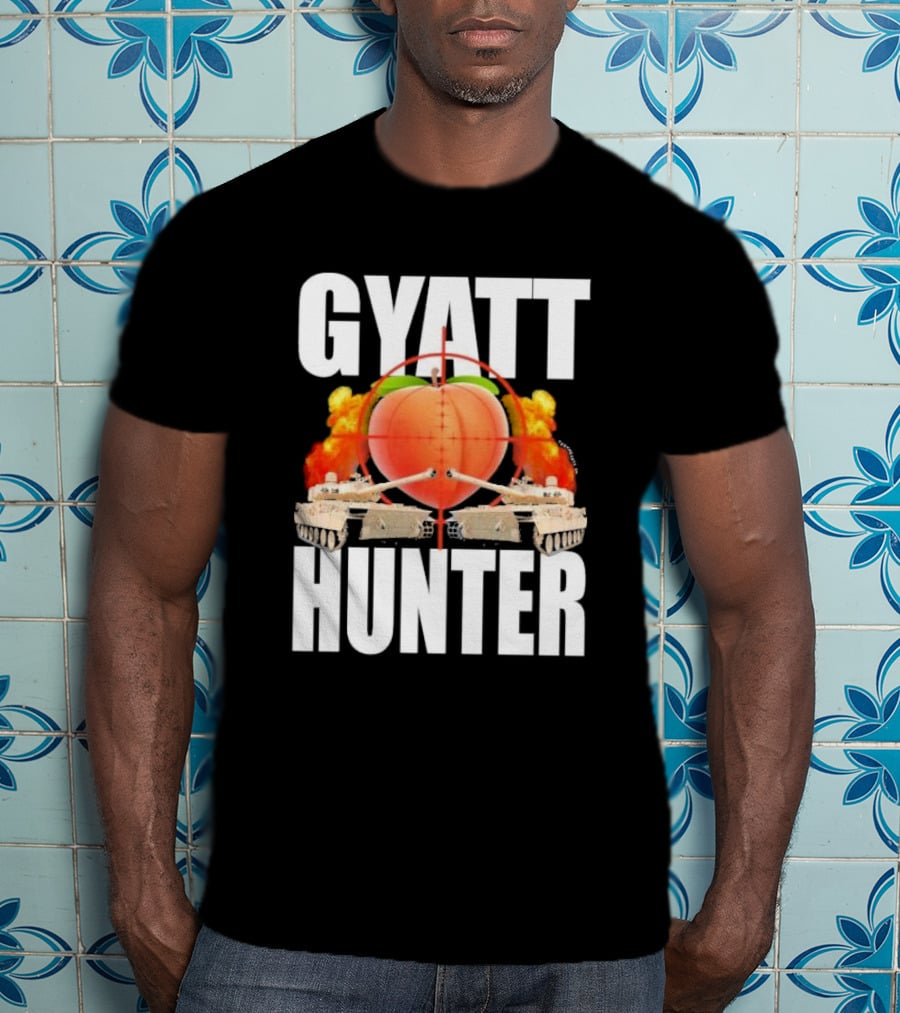 GYATT Hunter Crankin My Hog Meme Tanks Peach Target Explosion T-Shirt