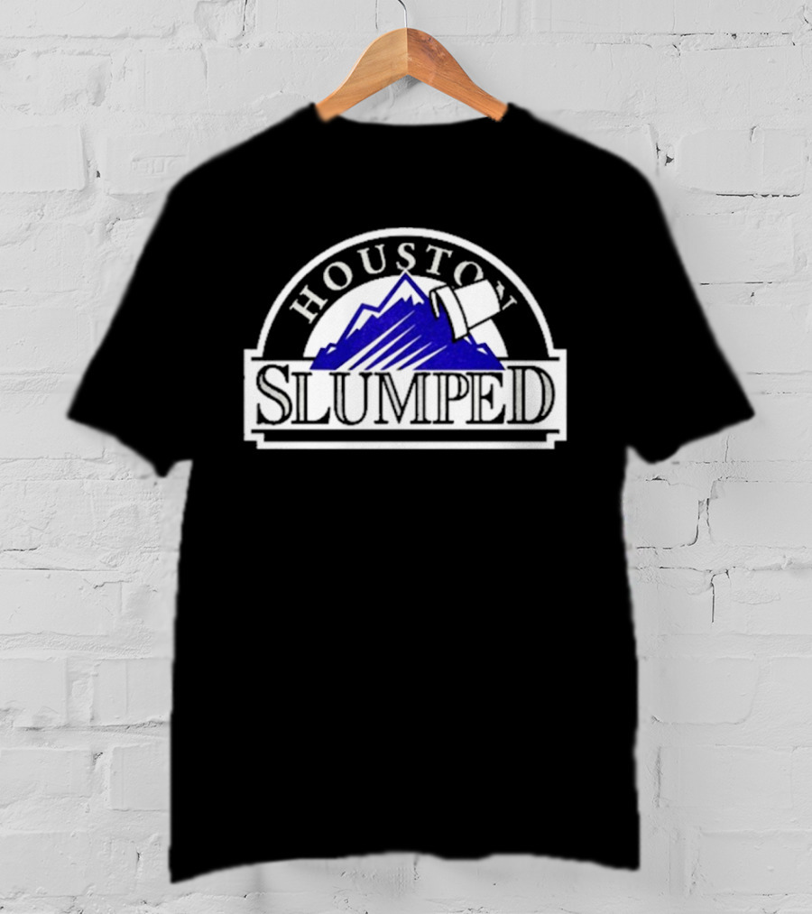 Houston Slumped Purple Mountain T-Shirt