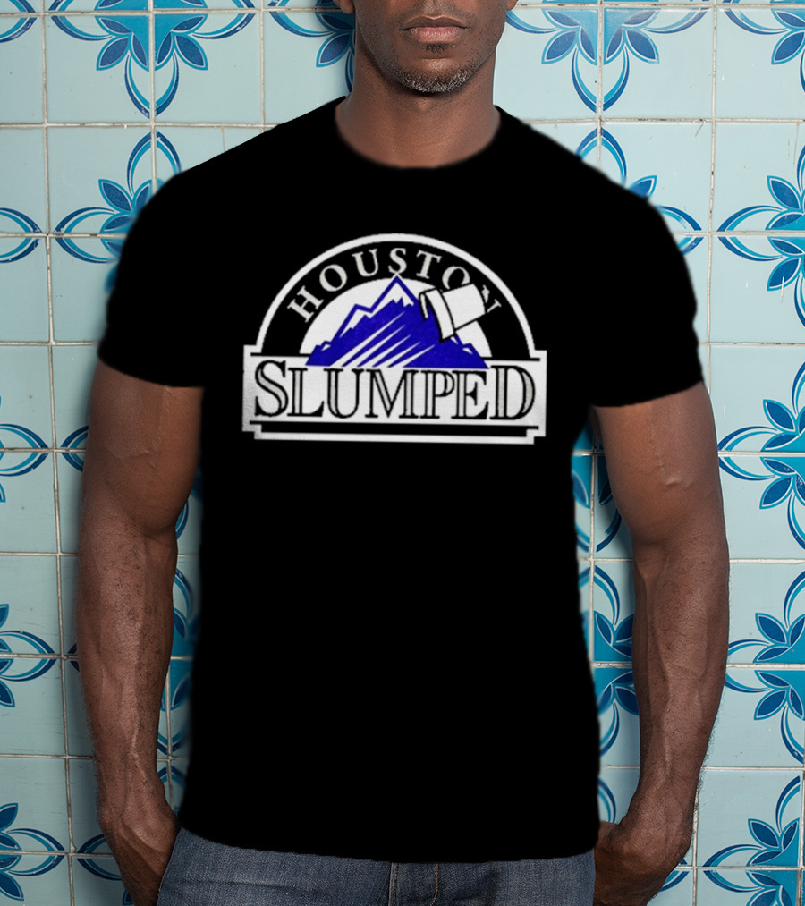 Houston Slumped Purple Mountain T-Shirt