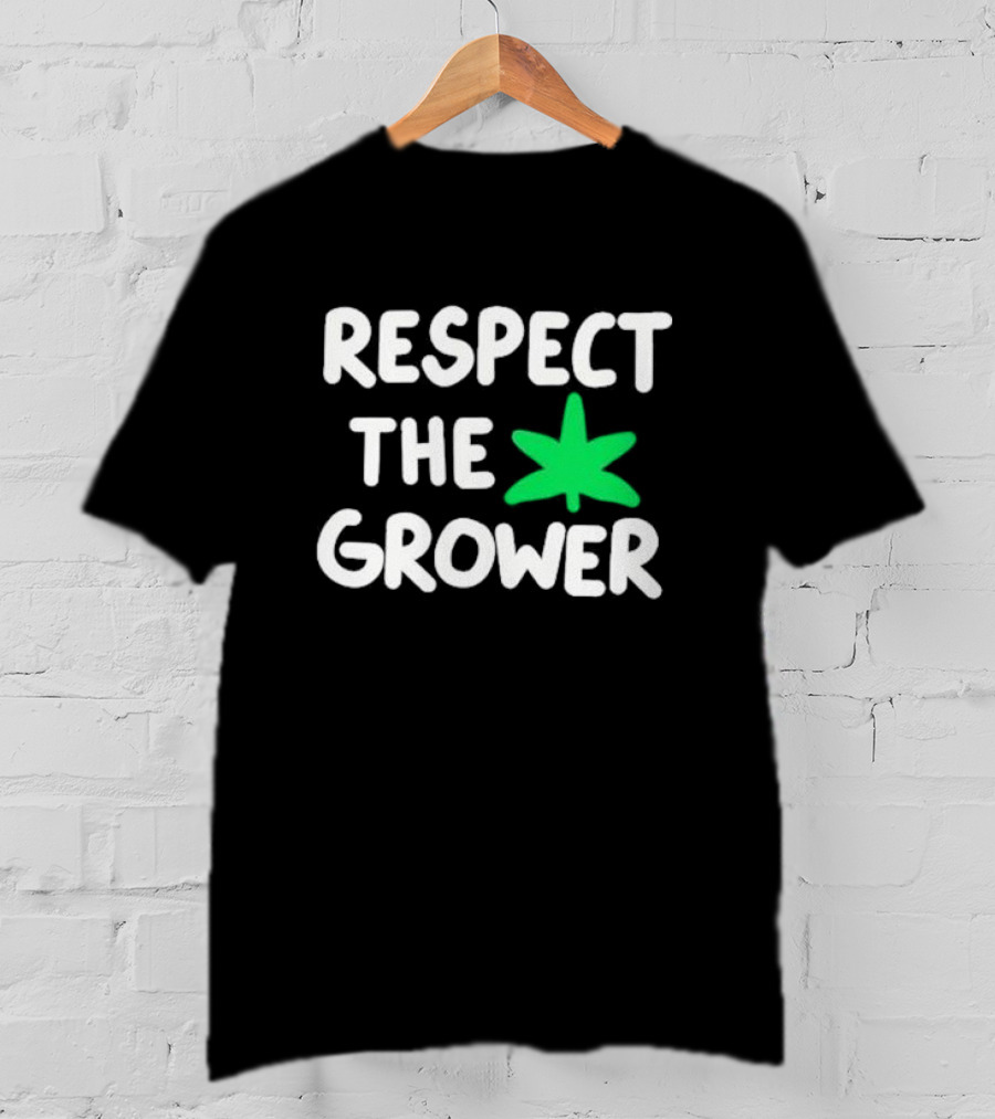 Respect The Grower Green Leaf T-Shirt