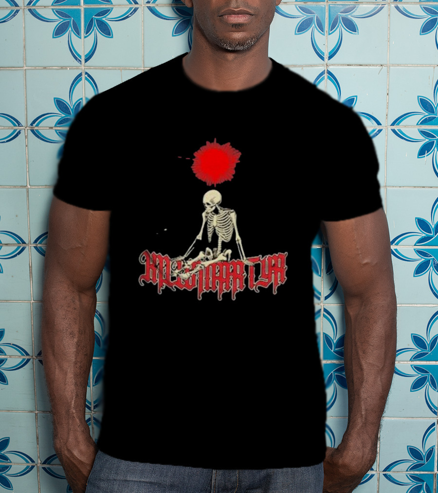 Killsmartyr Skeleton Red Sun T-Shirt