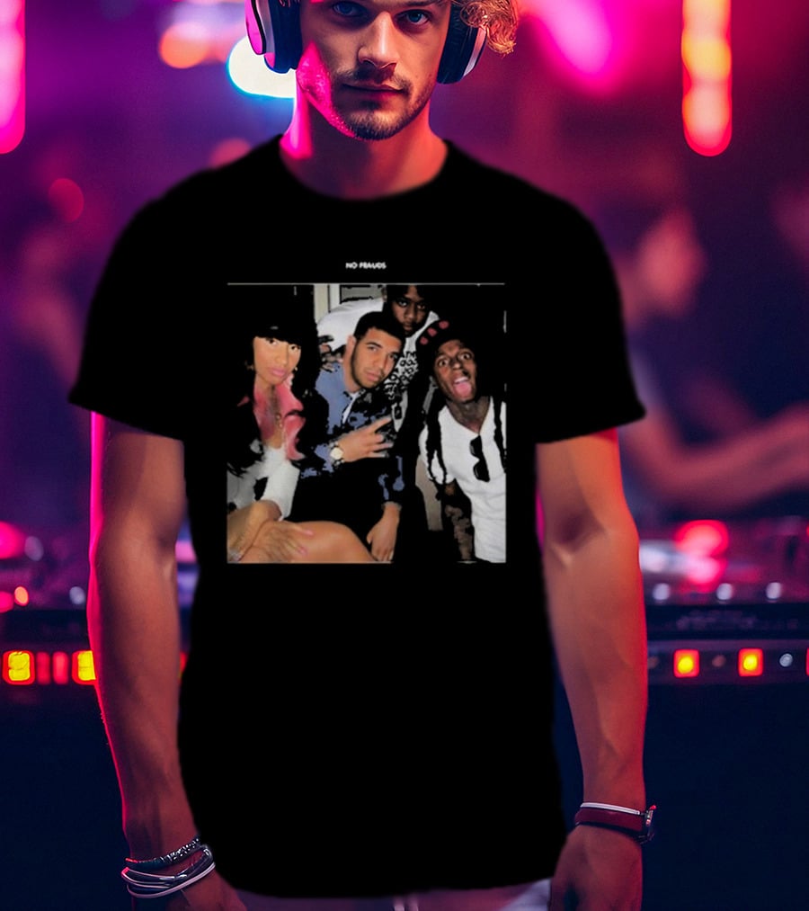 Maiya The Don No Frauds Young Money Crew Photo T-Shirt
