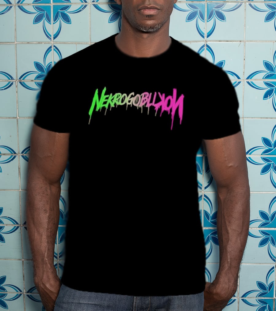 Nekrogoblikon Goblin Mode Wicked Ombre Neon Drip T-Shirt
