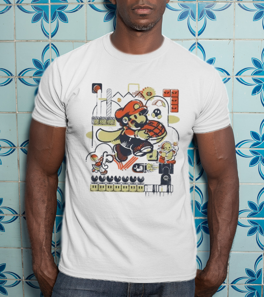 Athletic Acrobatics AGDQ 2025 Mario Retro Adventure Gaming T-Shirt