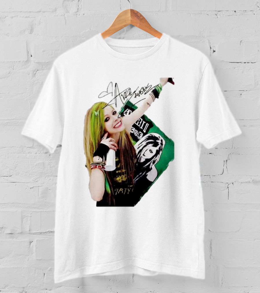 Avril Lavigne Signature Charity Me Img Green Energy Vibe T-Shirt
