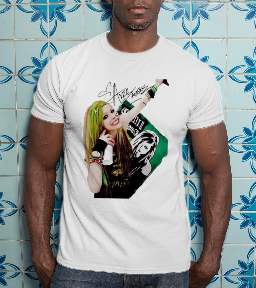 Avril Lavigne Signature Charity Me Img Green Energy Vibe T-Shirt