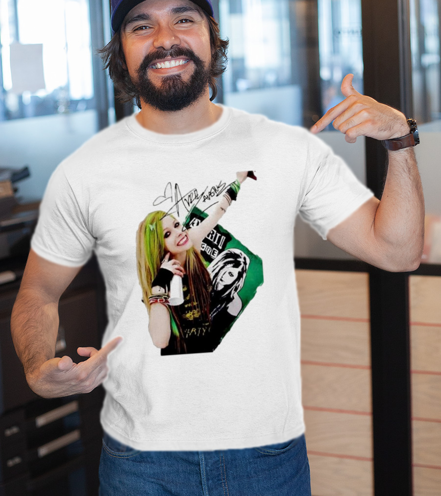 Avril Lavigne Signature Charity Me Img Green Energy Vibe T-Shirt