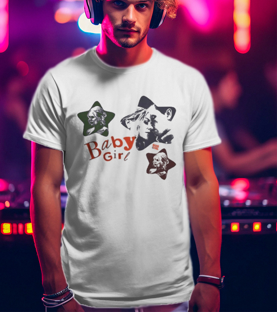 Baby Girl Bug Girl Star Portraits T-Shirt