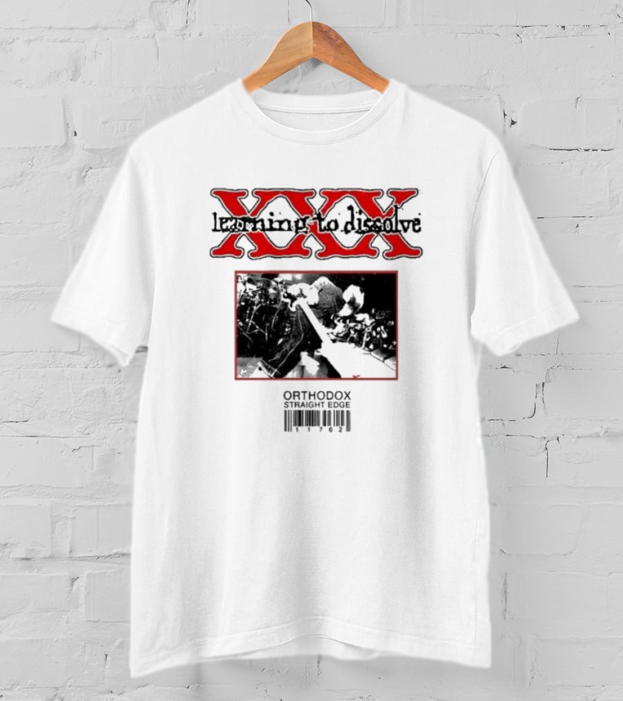 Orthodox Straight Edge XXX Learning To Dissolve T-Shirt