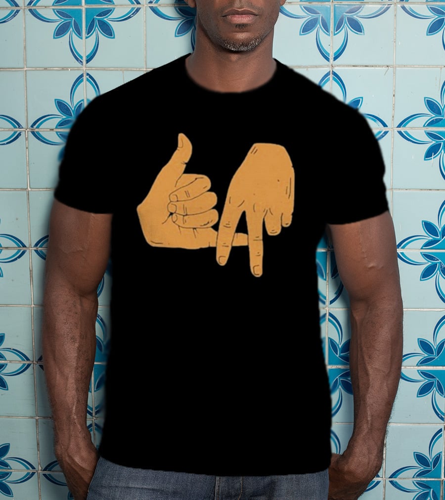 Dirty Coast Los Angeles Hand Gesture T-Shirt