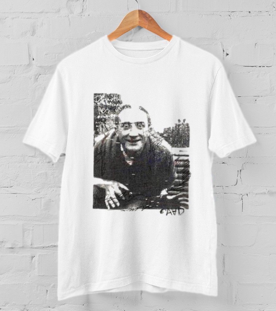 Duchamp Portrait AVID Text Compilation T-Shirt