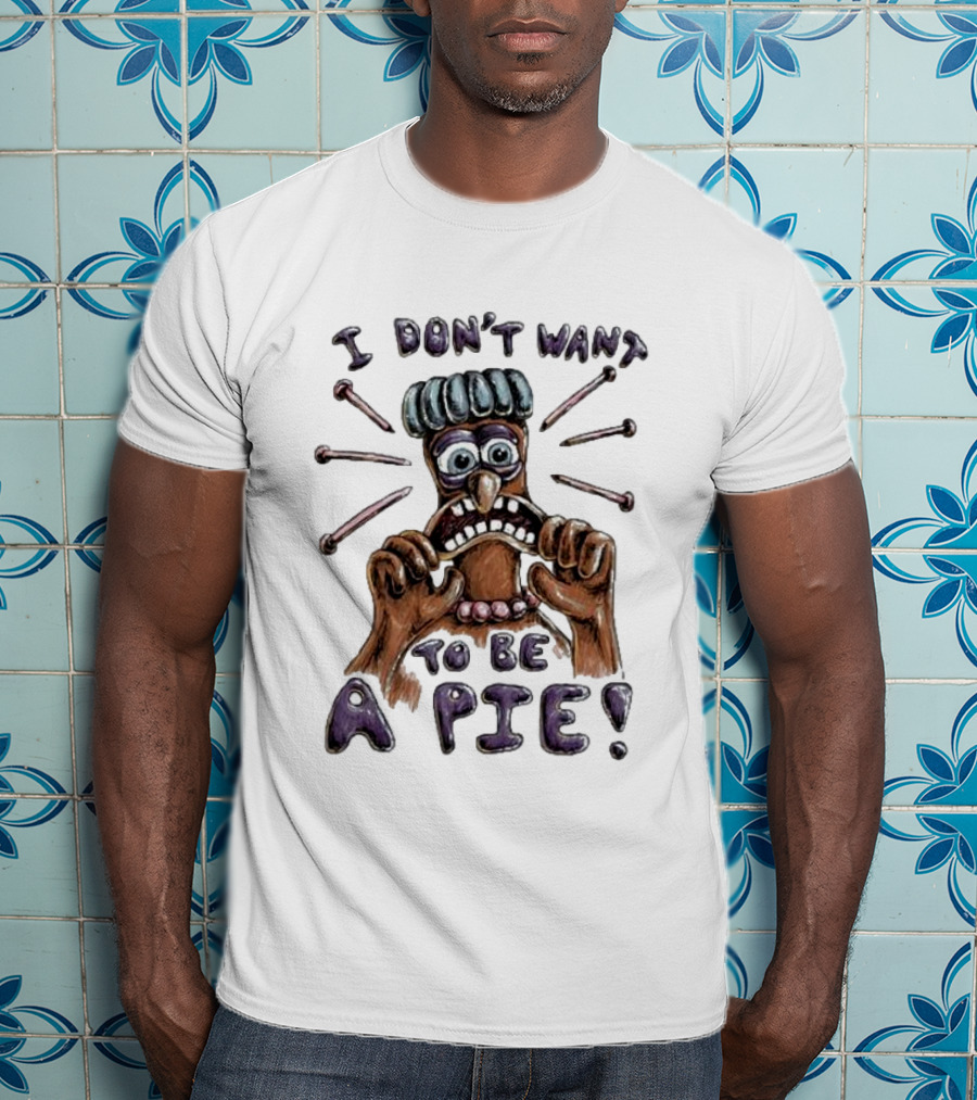 Lonely Kids Club I Don’t Want To Be A Pie Chicken Run T-Shirt