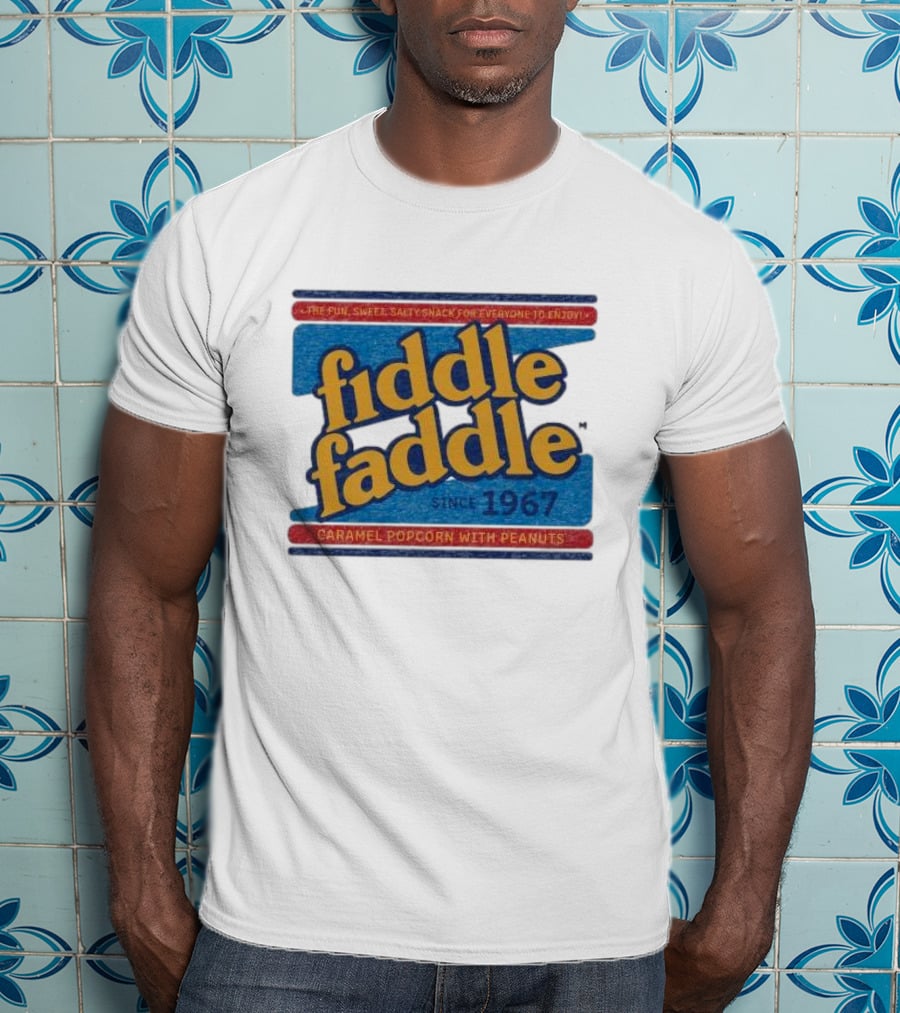 Fiddle Faddle Caramel Popcorn With Peanuts Since 1967 T-Shirt