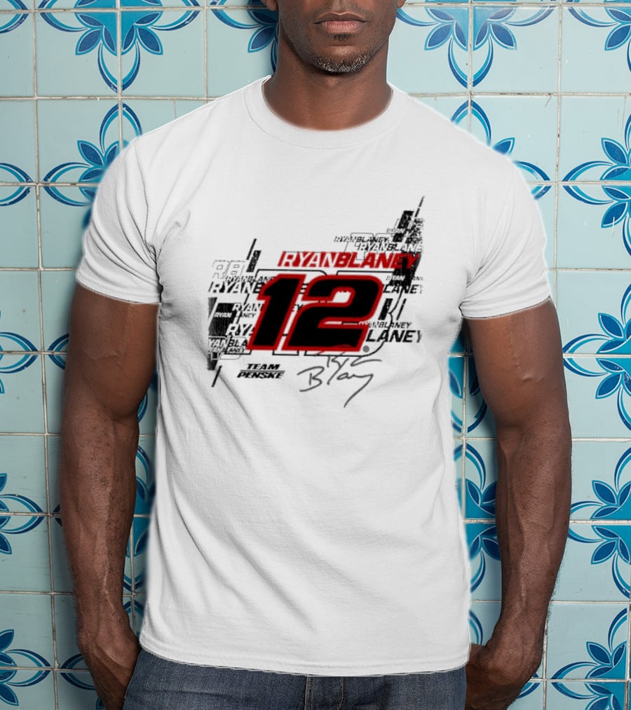 Ryan Blaney 12 Team Penske Signature Racing T-Shirt