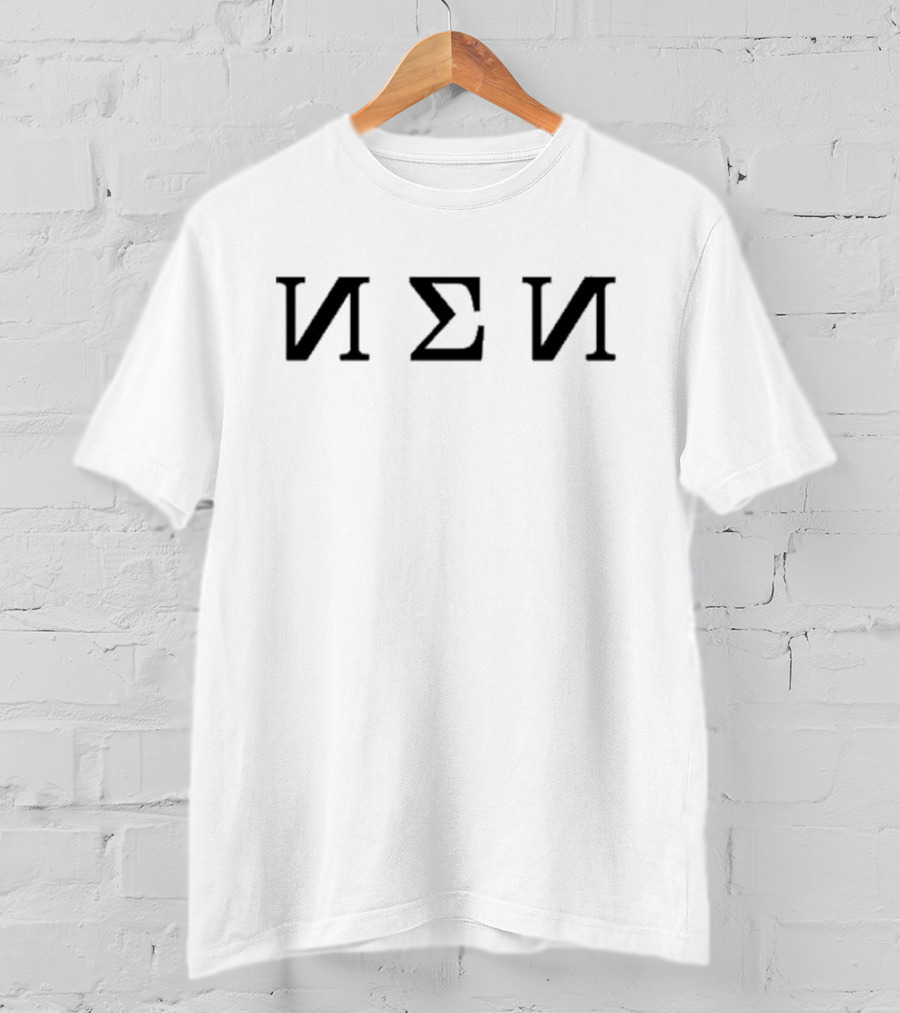Yzy Yeezy X Gosha Ts 01 Cyrillic INZI Greek Sigma T-Shirt