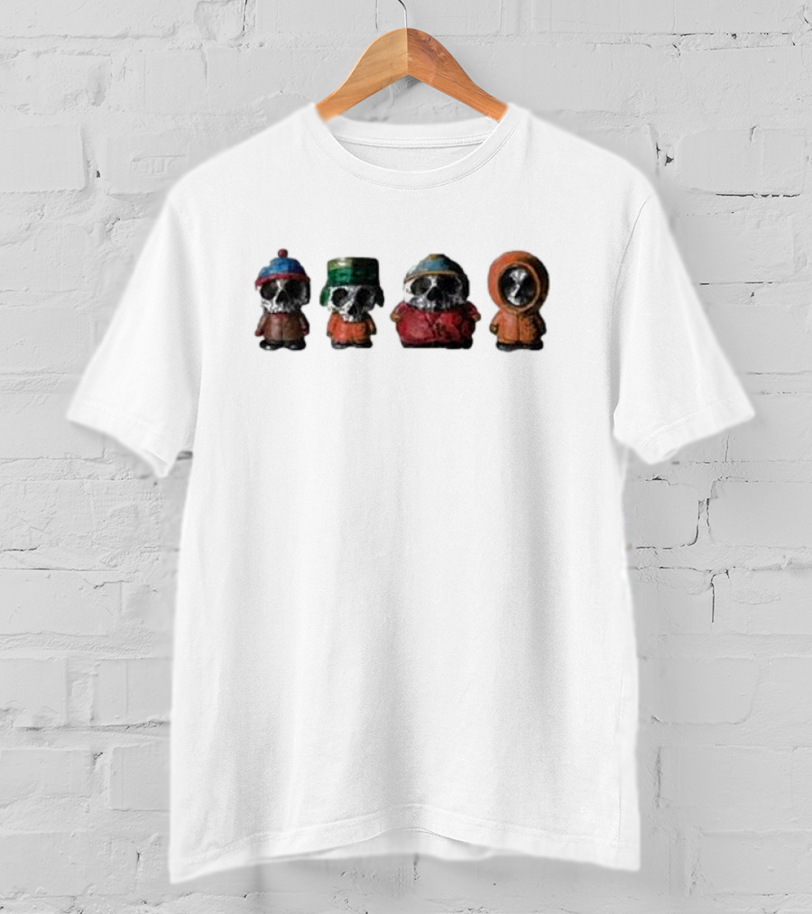 Zero Skateboards Southpark Characters Skull Horror T-Shirt