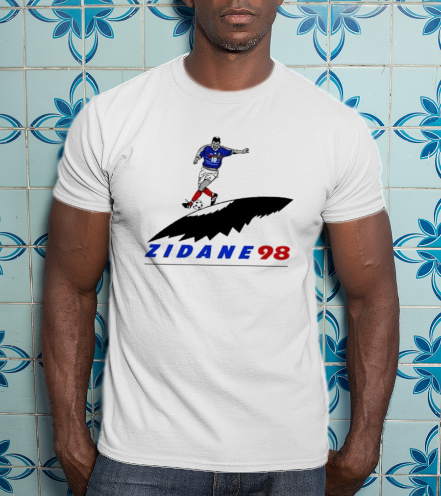 Zinedine Zidane 98 France Soccer Legend Iconic T-Shirt