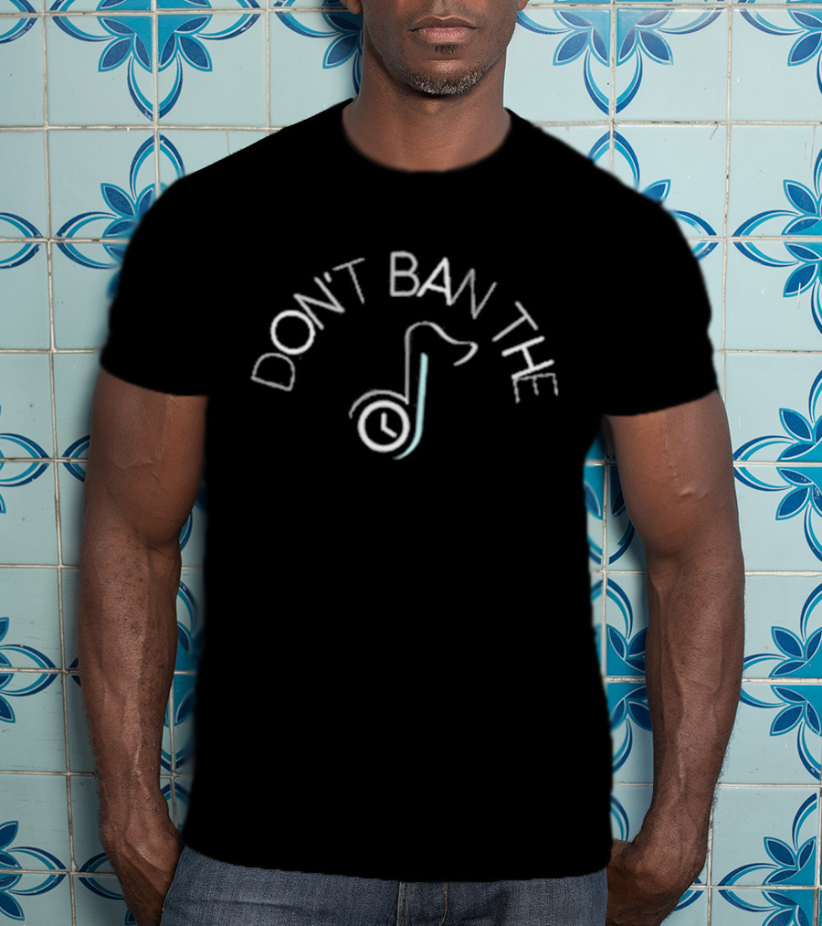 DON'T BAN THE TIKTOK CLOCK LOGO 2025 T-Shirt