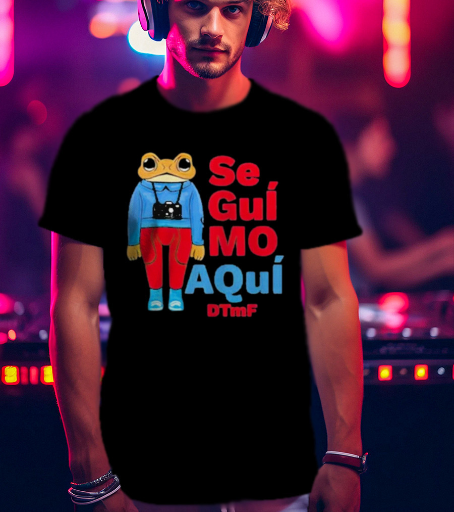 Se Guí Mo Aquí DTMF Frog With Camera T-Shirt