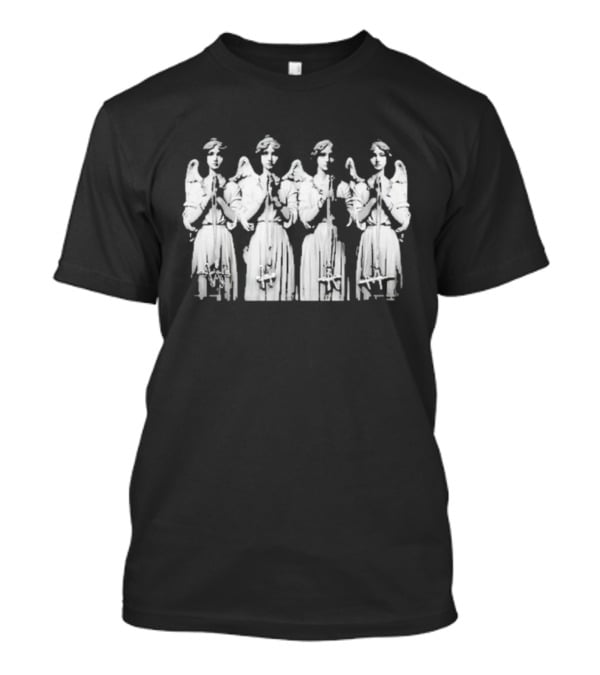 Lil Baby Wham X Who Decides War Four Angelic Statues T-Shirt