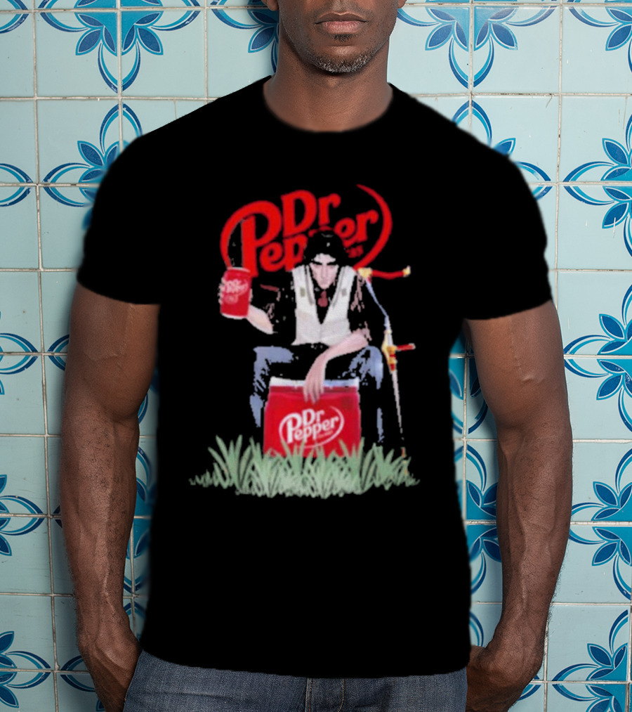 Viktor Season 2 Dr Pepper Warrior Sitting On Dr Pepper Crate T-Shirt