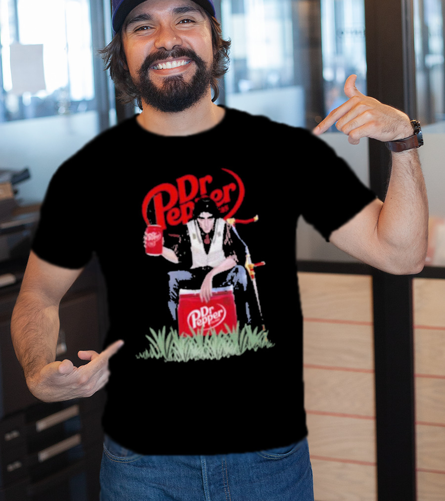 Viktor Season 2 Dr Pepper Warrior Sitting On Dr Pepper Crate T-Shirt