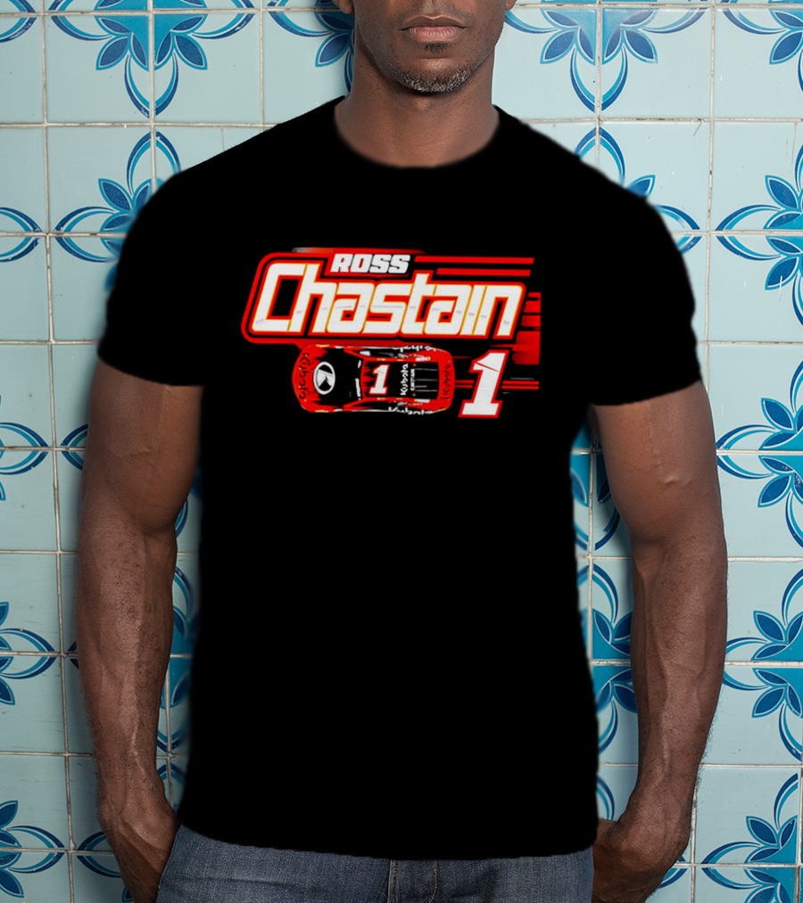 Ross Chastain 1 Racing Car Number One T-Shirt
