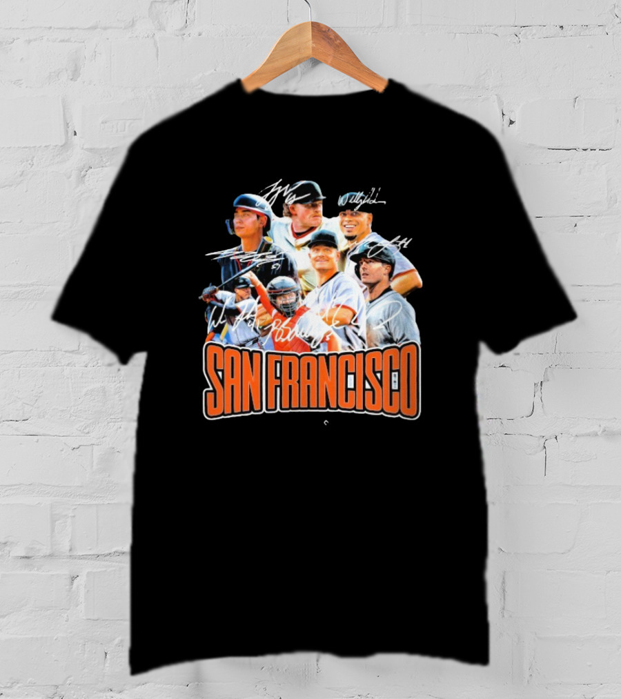 San Francisco Giants MLB Players Series Signatures 2025 T-Shirt